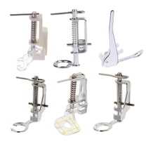 6 Pieces/Set Sewing Machine Parts Free Quilting Darning Embroidery Foot