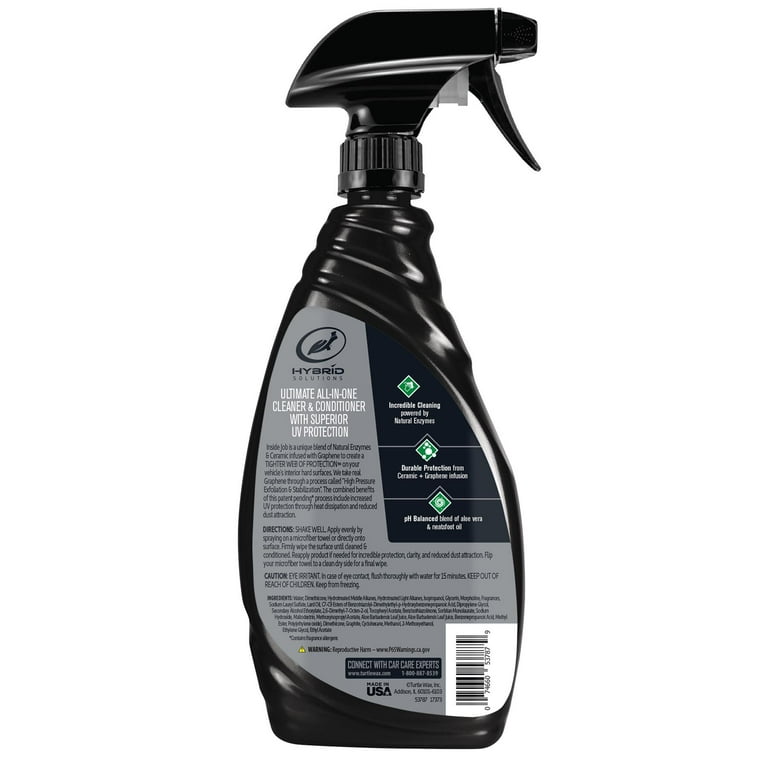 Best Car Interior Cleaner: Spray & Wipe Interior Detailer, Turtle Wax 