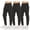 Black, Black, Black, variant on Mens Sweatpants Joggers 3 Pack, Fleece Sweatpants for Men with Zipper Pockets, Athletic Workout Gym Jogging Pants, Sizes S-3XL