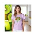 thumbnail image 1 of Playera Blusa De KIWI – Estilo Tropical que Te Llena de Vida Ropa Para Mujer Color Lila Talla Extra Grande Marca Emil SaEs, 1 of 4