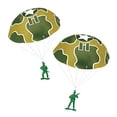 thumbnail image 1 of Toy Story Disney Pixar 4 Armée Verte Hommes avec Parachutes, 1 of 3