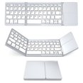 thumbnail image 1 of HLONK Mini Folding Keyboard for android/IOS  Wireless Portable Foldable Keyboard  Universal Bluetooth Keyboard with Touchpad  Rechargeable Folding Keyboard for Tablet, 1 of 9