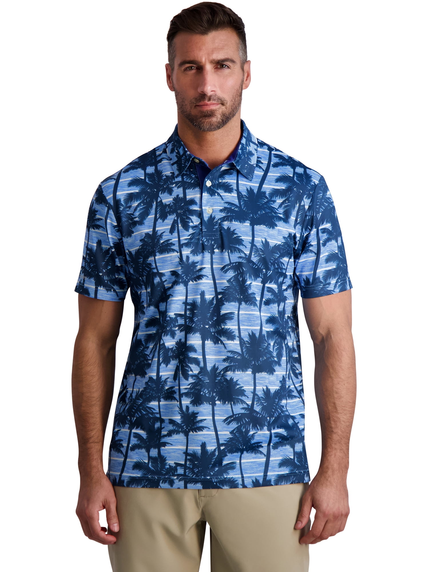 Chaps Men's Printed Golf Polo - Sizes S up to 3XL - Walmart.com