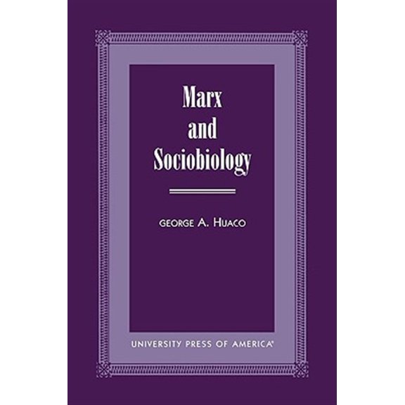 Pre-Owned Marx and Sociobiology (Paperback)
