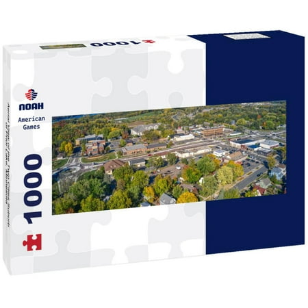 Aerial View of the Twin Cities Suburb of Prior Lake, Minnesota 1000pc Panoramic Puzzle