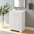 thumbnail image 2 of Modway Maybelle 24" Bathroom Vanity in White White, 2 of 11