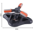 thumbnail image 5 of Aspersor giratorio automático de 360 ​​grados, aspersor de riego para jardín, riego de césped, aspersor de refrigeración para techo, 5 of 5
