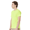 thumbnail image 4 of Hanes High Visibility T-Shirt for Men, Hi Vis Safety Crewneck Shirt, 2 Pack White and Safety Green Tee, Size M, 4 of 5