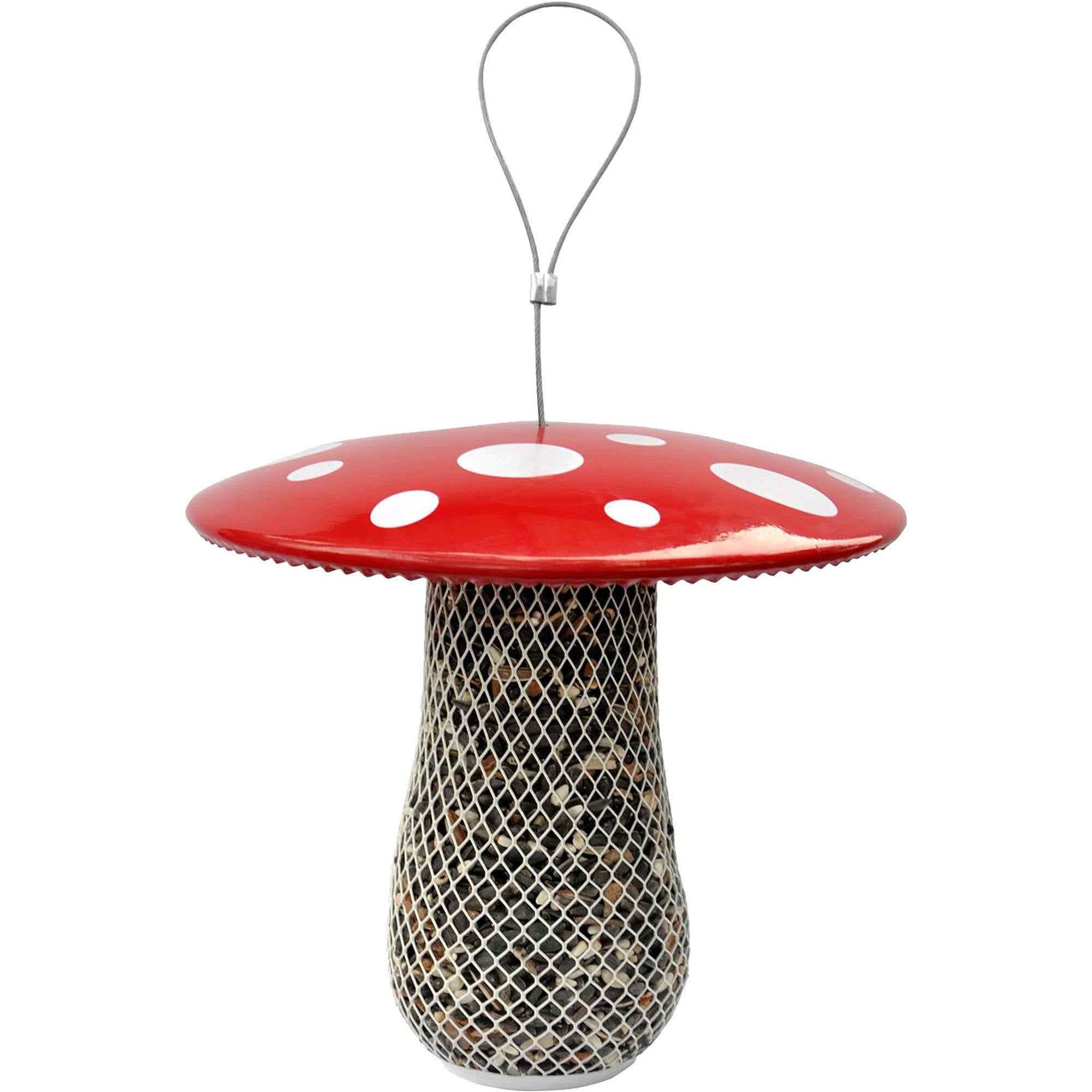 NO NO Mushroom Mesh Wild Birdfeeder by Perky-Pet