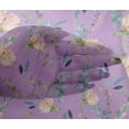 thumbnail image 4 of oneOone Viscose Chiffon Pastel Purple Fabric Flower & Leaves Watercolor Sewing Fabric By The Yard Printed Diy Clothing Sewing Supplies 42 Inch Wide, 4 of 4