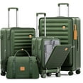 thumbnail image 1 of Joyway - 4 Ensembles de Bagages Valise Rigide en PC à Roulettes Pivotantes - (Valise Extensible 20 Pouces24 Pouces) Valise Enregistrée 28 Po, 1 of 8