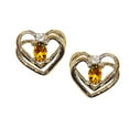 thumbnail image 2 of Tommaso Design� Oval 5x3mm Genuine Citrine Earrings, 2 of 9