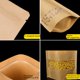 thumbnail image 3 of Bolsa de papel kraft con ventana que se abre, bolsa independiente para almacenamiento, bolsa para envasar alimentos y té, espesa y esmerilada, bolsa con autosellado, 3 of 3