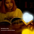 thumbnail image 4 of Injueey Luz blanca con detección de lectura en forma de corazón para una lectura cómoda, 2 modos de iluminación constantes Iluminación y accesorios, 4 of 6