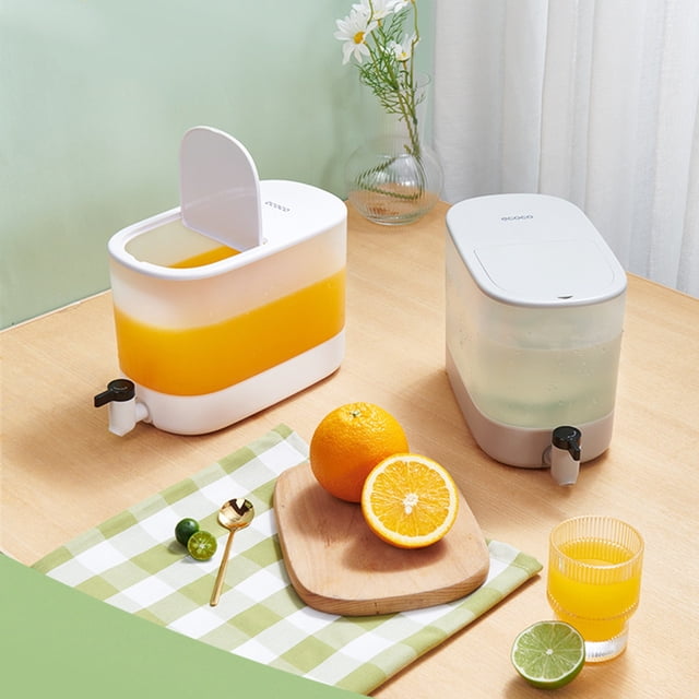 Incredible Savings, Rwvbm Pitcher 4L HighTemperatureResistant Cold Water Kettle, Easy to Clean and Perfect for Storing Fruit Beverages in Your Household Refrigerator|ABS,Gray,PENDANEM