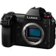 thumbnail image 3 of Cámara digital sin espejo Panasonic Lumix DC-S1R (solo cuerpo) DC-S1RBODY Paquete con tarjeta Sony XQD de 64 GB + Batería Panasonic DMW-BLJ31 + Luz LED + Bolsa suave + Trípode flexible de 12 pulgadas + Más, 3 of 6