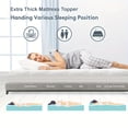 thumbnail image 4 of Extra Thick Cooling Mattress Topper, Overfilled Down Alternative Pillow Top, Baffle Box Design, Fits 8-21 Inch Deep Pocket, Plush & Support, Machine Washable, 4 of 16