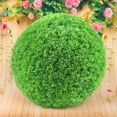 thumbnail image 2 of Mdesiwst Artificial Plant Uv-resistant Plant Topiary Ball Decoration Faux Ball for Outdoor Backyard Porch for Office, 2 of 9