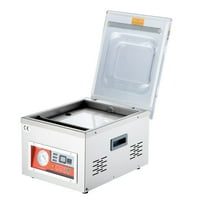 DZ-260A Chamber Vacuum Sealer, 6.5 m³/h Pump, Auto Seal for Fresh Meats & Fruits, 110V, Home/Commercial Use