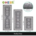 thumbnail image 2 of Boho Kitchen Rug Sets 3 Piece with Runner Non Slip Kitchen Rugs and Mats Washable Kitchen Mats for Floor Thick Kitchen Floor Mat Carpet Runner Rugs for Hallway Laundry Holiday Decor, 2 of 6