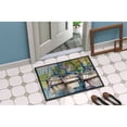 thumbnail image 4 of Carolines Treasures JMK1071MAT Safe Harbour Sailboats Door Mat Indoor Rug or Outdoor Welcome Mat 18x27 Doormat  27"L x, 4 of 4