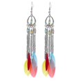 thumbnail image 1 of Pendientes Largos Yashi Borlas Cadena de Plumas Color 6, 1 of 1