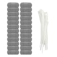 thumbnail image 2 of 20 piezas de trampas de pelusa para lavadora, trampa de pelusa, malla de lavandería, filtro de manguera de lavadora con 20 piezas, 24 piezas, 2 of 3