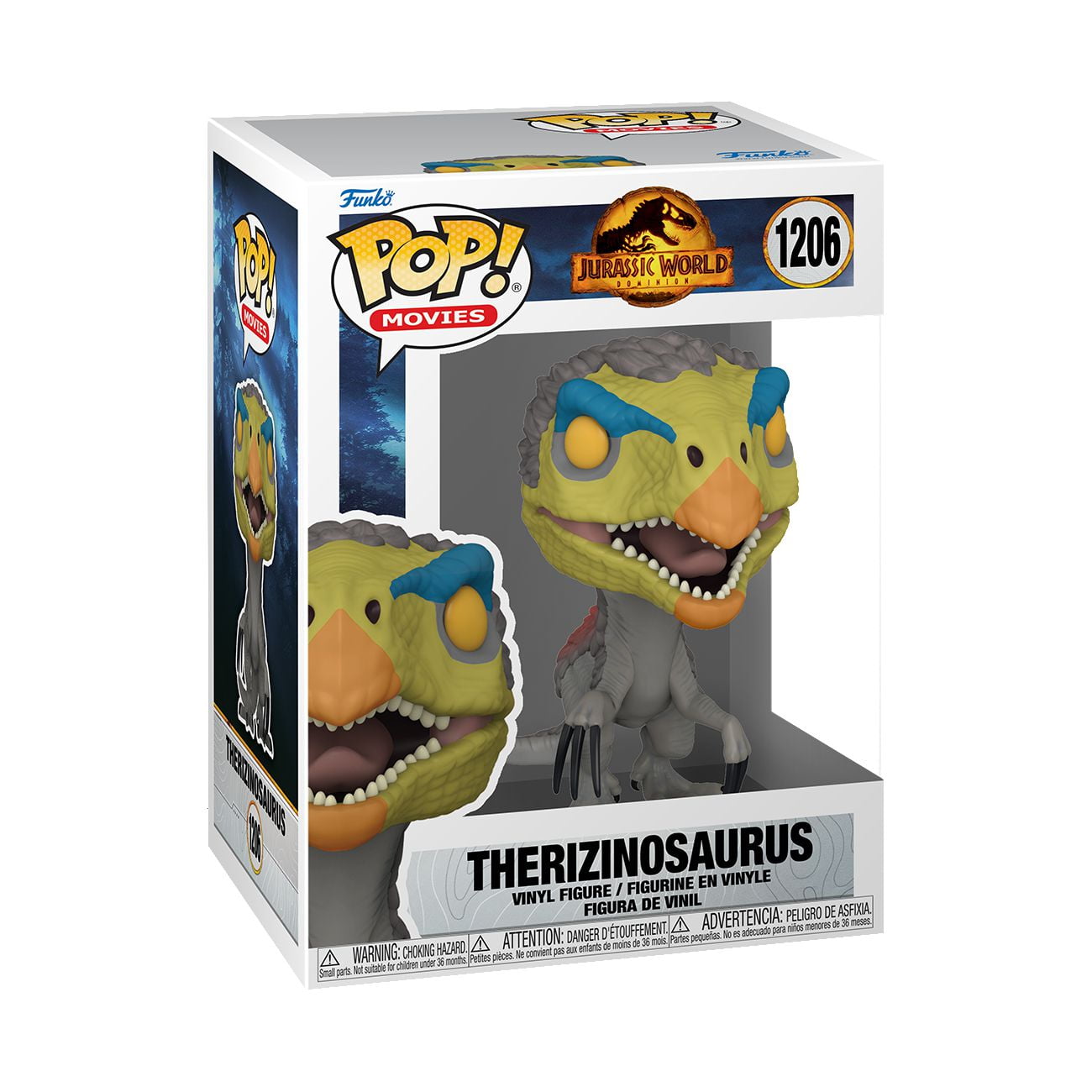 Funko Pop! Movies: Jurassic World Dominion - Therizinosaurus Figurine En Vinyle