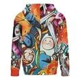 thumbnail image 6 of Adventure Time Kids Hoodie Cozy Hooded Sweatshirt Long Sleeve Sweater Tops Pullover Hoodies Boys Girls 12-14Y, 6 of 8