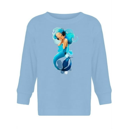 

Cute Mermaid With Headphones Long Sleeve Toddler -Image by Shutterstock 5 Toddler