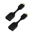 thumbnail image 1 of 2pcs HDMI Extension Cable Male to Female 10cm 4K HDMI Extended Cable Connector Adapter Cord for TV LCD Laptop Projector, 1 of 6