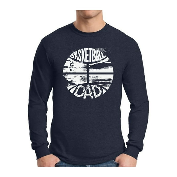 Awkward Styles Men's Basketball Dad Graphic Long Sleeve T-shirt Tops Sports Dad Gift Father's Day Cool Gift Idea