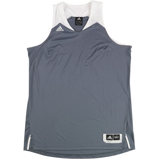 Adidas Mens Team Speed Basketball Jersey graywht 3XLT