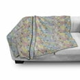 thumbnail image 3 of Teen Room Soft Flannel Fleece Throw Blanket, Little Alpacas Pattern Soft Toned Camel Animal Kids Nursery Folkloric Print, Cozy Plush for Indoor and Outdoor Use, 70" x 90", Multicolor, by Ambesonne, 3 of 6