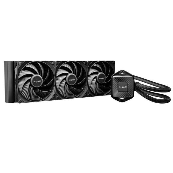 Be Quiet BW029US 360 mm Pure Loop 3 Black CPU Liquid Cooler for Heavily Overclocked Systems & 3X Pure Wings 3 PWM High-Speed Fan
