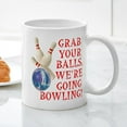 thumbnail image 3 of CafePress - Bowling Stuff Mug - 11 oz Ceramic Mug - Novelty Coffee Tea Cup, 3 of 4