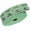 Green, variant on AB Max Double Raffle Tickets Roll 50/50 Blue Perforated 500 Pairs (1000 Total Stubs)