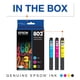 thumbnail image 2 of Cartucho de tinta Epson 802 DuraBrite Ultra Color Combo Pack T802520-S, 2 of 7
