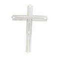 thumbnail image 2 of Almencla Parasol de Patio Extérieur Base Croisée Support de Remplacement pour Terrasse Cour Table Blanc, 2 of 8