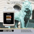 thumbnail image 2 of Flitz Brass and Copper Tarnish Remover, Powerful Organic Formula That Safely Removes Rust, Stains and Oxidation and Cleans Brick, Glass, Aluminum and More, Made in the USA, Gallon - 3 Pack, 2 of 7