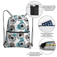 thumbnail image 2 of Sigee Watercolor Sunflower for Drawstring Zipper Backpack ,Waterproof, Durable, Lightweight Gym Bag for Sports, 2 of 5