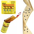 thumbnail image 5 of QARUN 32 Rolls Fly Traps for Indoors Outdoor,Fly Paper Strips Sticky Hanging,Fruit Fly Strips,Fly Tape Catcher Ribbon,Fruit Fly Gnat Trap Killer Fly Traps for Inside Home, 5 of 10