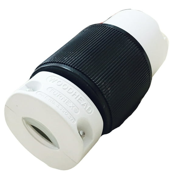 27T49 Safeway Connector with Locking Blade, 2 Pole/3 Wire, NEMA L7-20, 20A 277V, 1301450034