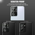 thumbnail image 7 of UZWZW (4 Pack) Tempered Glass Camera Lens Protector for Samsung Galaxy S21 Ultra 5G (6.8 inches), 7 of 7