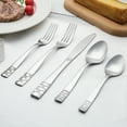 KitchenTrend 20Piece Silverware Set, Stainless Steel Flatware Cutlery
