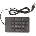 thumbnail image 3 of Number Keypad, Wired Number Pad Plug and Play 4.9ft Line 18 Keys Quiet Typing for Office (2 Pieces), 3 of 5