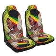 thumbnail image 2 of Black Queen African Seat Covers Cars, ​Car Truck SUV 2 Piec, 2 of 5