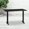 thumbnail image 2 of Flash Furniture Stiles 30'' x 48'' Rectangular Black Laminate Table Top with 5'' x 22'' Table Height Bases, 2 of 5