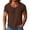 Brown, variant on Men's Linen T-Shirt Short Sleeves Crew Neck Plain Fashion Designer Basic Soft Raw Edge Vacation Street Tee for Men