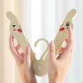 thumbnail image 2 of Fesfesfes Thin Foldable Hanger Organizer,Space-Saving Travel and Home Storage for Clothes, Towels, Accessories (Multi-Functional Design) White, 2 of 5